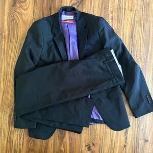 Boy’s Black Blazer and Pants Set
